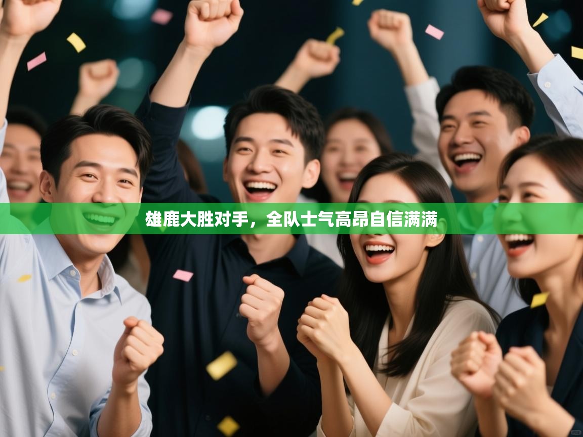 雄鹿大胜对手，全队士气高昂自信满满