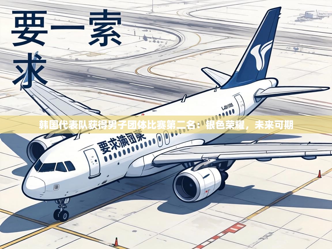 韩国代表队获得男子团体比赛第二名：银色荣耀，未来可期